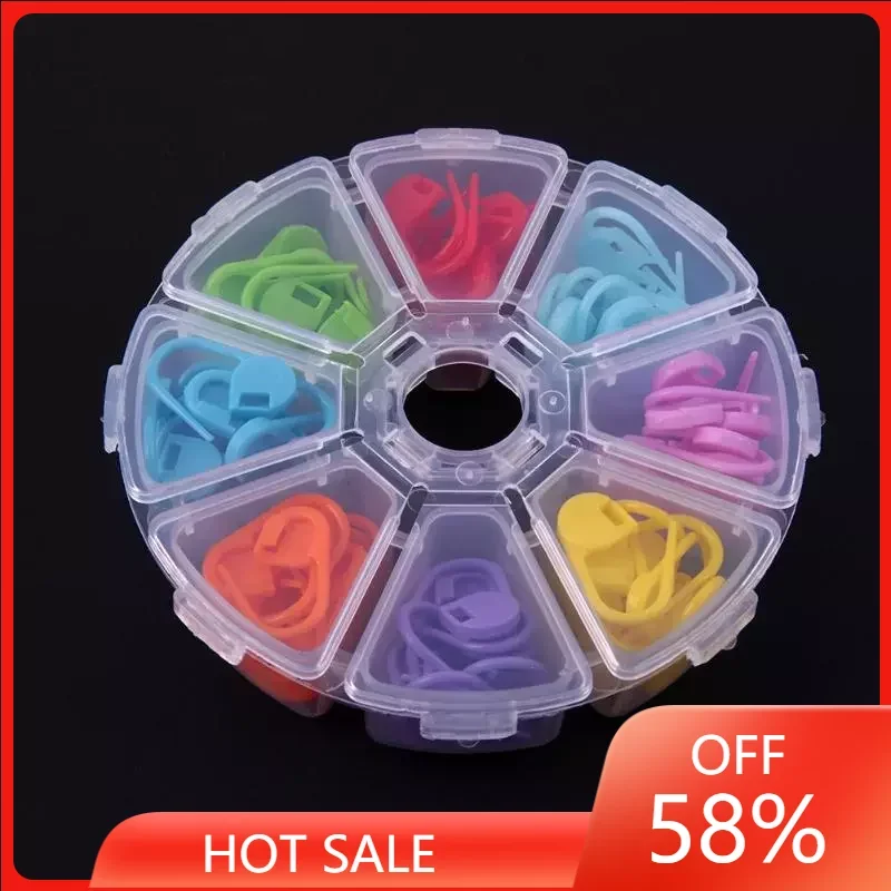 104 Pcs Locking Stitch Markers Resin Small Clip Knitting Tools Crochet Latch Knitting Accessories Needle Clip Hook with box
104 Pcs Locking Stitch Markers Resin Small Clip Knitting Tools Crochet Latch Knitting Accessories Needle Clip Hook with box