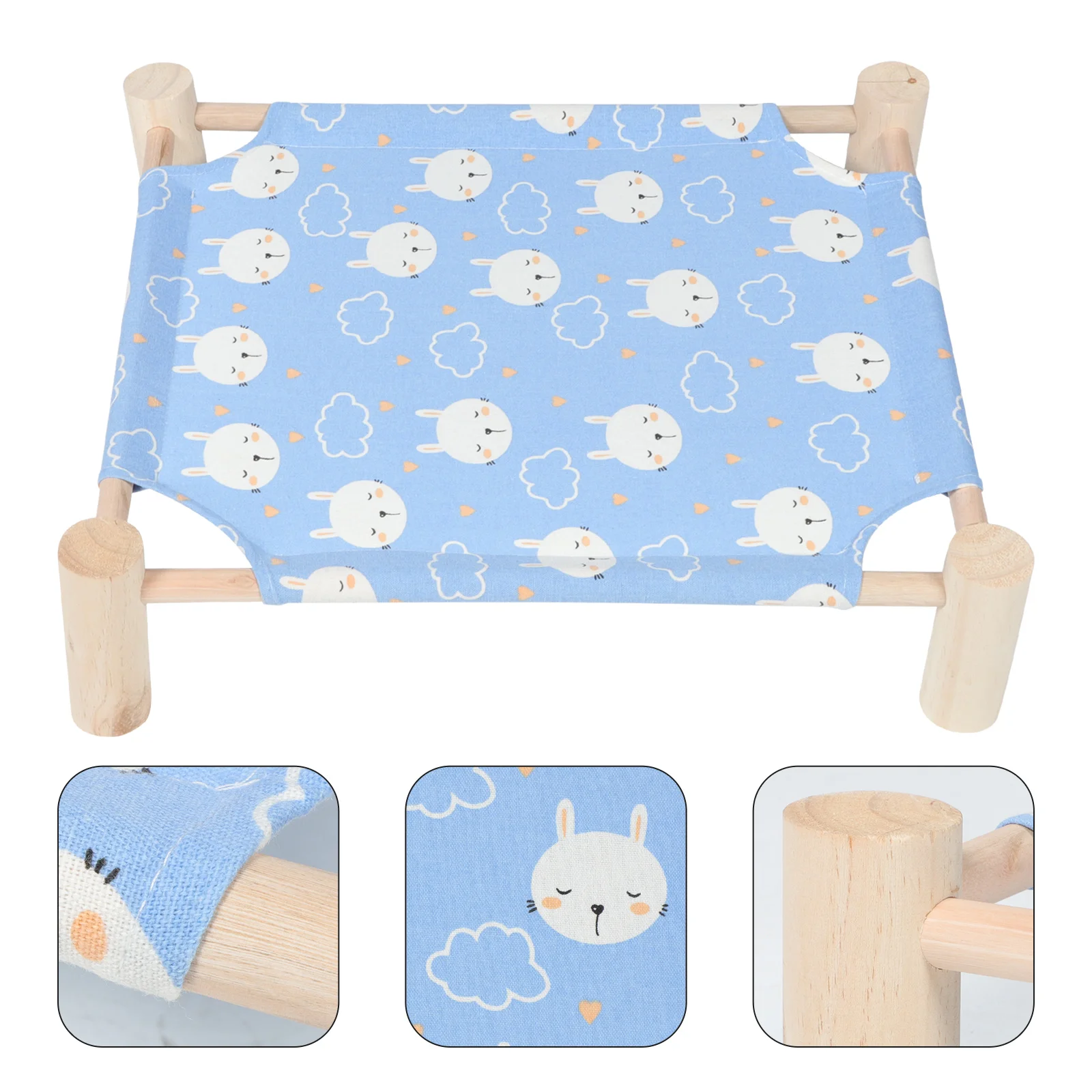 Cat Bed Pet Dog Hammock Elevated Sleeping Outdoor Cot Cooling Summerbunny Basketindoor Portable Raised Puppy Detachable Wood Leg
Cat Bed Pet Dog Hammock Elevated Sleeping Outdoor Cot Cooling Summerbunny Basketindoor Portable Raised Puppy Detachable Wood Leg