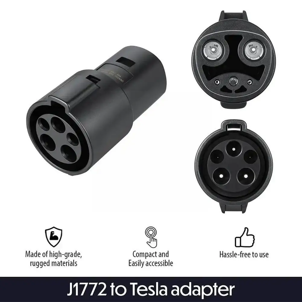 EV Charger Adapter Electric Car Charging Connector For Tesla Model X Y 3 S SAE J1772 Type 1 To Adapter For Tesla EVSE S0I4
EV Charger Adapter Electric Car Charging Connector For Tesla Model X Y 3 S SAE J1772 Type 1 To Adapter For Tesla EVSE S0I4