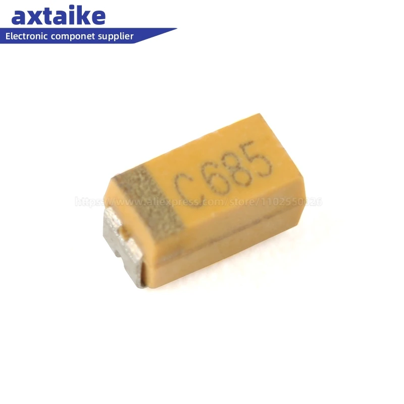 10PCS 6.8UF 685 16V 20V 25V 35V 50V A B C D 3216 3528 6032 7343 10% SMD C685 685C 685D 685E 685V 685T Tantalum Capacitor
10PCS 6.8UF 685 16V 20V 25V 35V 50V A B C D 3216 3528 6032 7343 10% SMD C685 685C 685D 685E 685V 685T Tantalum Capacitor