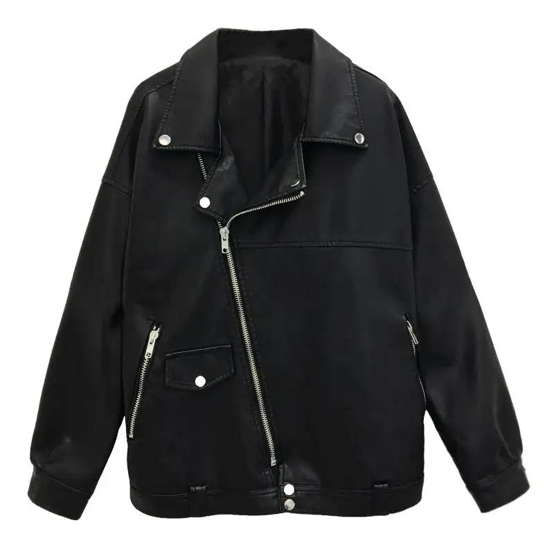 2023 New Fashion Faux Leather Jacket Women PU Motorcycle Jackets Coat Korean Autumn Winter Fall Jackets for Women
2023 New Fashion Faux Leather Jacket Women PU Motorcycle Jackets Coat Korean Autumn Winter Fall Jackets for Women