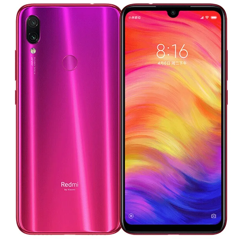 

Redmi Note7 Smartphone Android Cellphone 10W Fast Charge 48MP Snapdragon 660AIE 6.3 Inches Face/Fingerprint Recognition 4000mAh