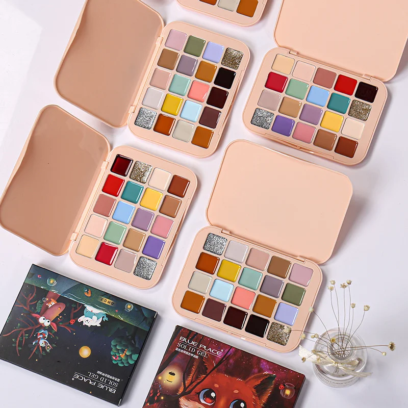 New 20 Colors Nail Solid Glue Set Japanese Light Therapy Cream Summer Pudding Gel Nail Polish Palette Nail Salon Jelly Nail Gel
New 20 Colors Nail Solid Glue Set Japanese Light Therapy Cream Summer Pudding Gel Nail Polish Palette Nail Salon Jelly Nail Gel