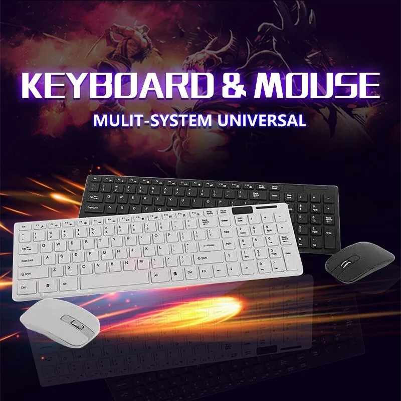 HSKY Wireless Keyboard And Mouse Set Computer Office Game Button Wireless Mouse And Keyboard
HSKY Wireless Keyboard And Mouse Set Computer Office Game Button Wireless Mouse And Keyboard