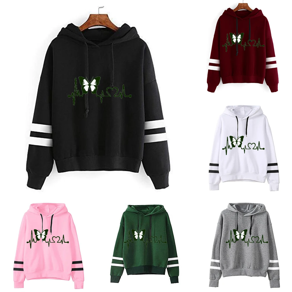 Женские свитшоты для активного отдыха, полосатая Толстовка с длинным рукавом и принтом, свитера, топы, блузка, флисовая куртка на молнии
Женские свитшоты для активного отдыха, полосатая Толстовка с длинным рукавом и принтом, свитера, топы, блузка, флисовая куртка на молнии