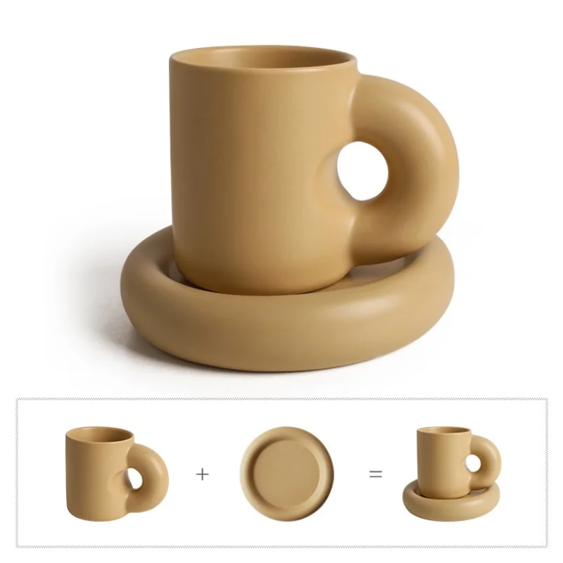 Nordic Ceramic Mug, Fat Handle Coffee Cup, High Temperature Resistant and Soup Proof Cup Set, Creative Gifts for Friends.001
Nordic Ceramic Mug, Fat Handle Coffee Cup, High Temperature Resistant and Soup Proof Cup Set, Creative Gifts for Friends.001