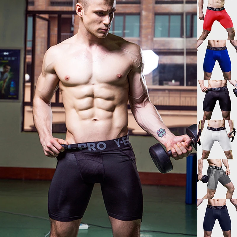 Mens Sports Running Shorts Fitness Elastic Compression Tights Quick Drying Running Training Fitness Stretch Pants 
Mens Sports Running Shorts Fitness Elastic Compression Tights Quick Drying Running Training Fitness Stretch Pants