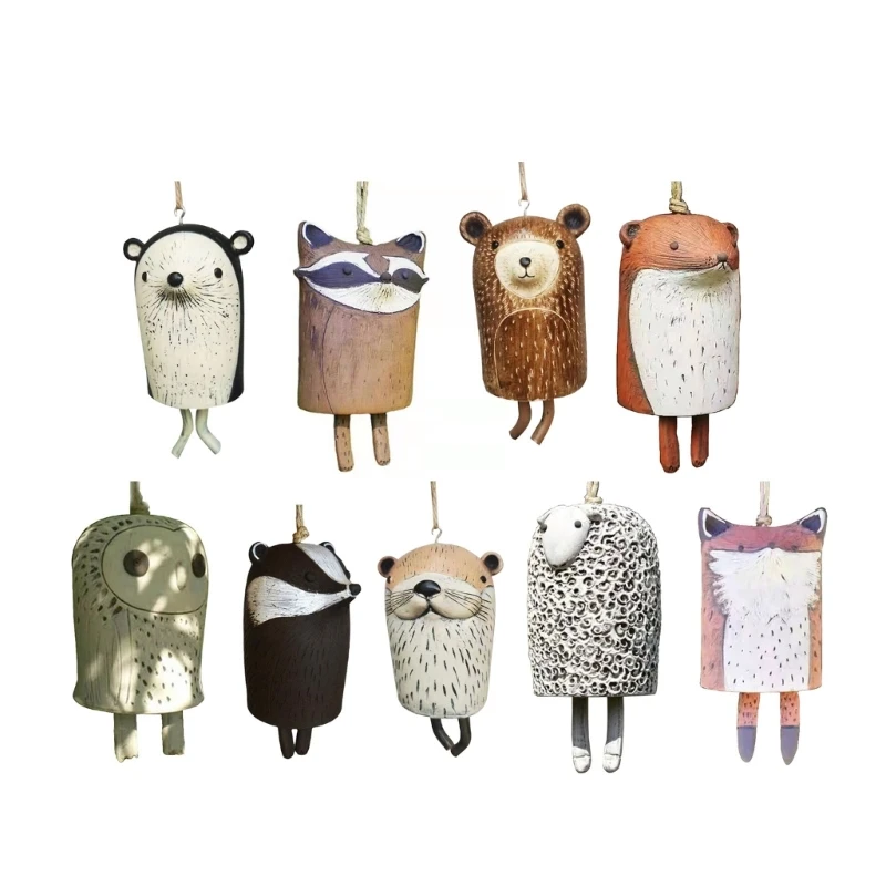 RusticAnimal Wind Chimes Ornament for Garden PatioWindow Resin Hanging Animal Chimes BohoHandmade Decoration Windbell Y9RE
RusticAnimal Wind Chimes Ornament for Garden PatioWindow Resin Hanging Animal Chimes BohoHandmade Decoration Windbell Y9RE