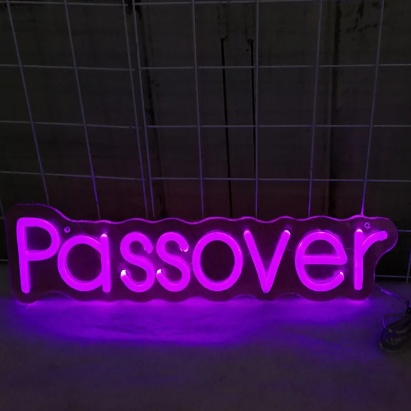 Passover Custom Neon Sign Led Letters Neon Sign for Birthday Party Weddings LED Neon Lights with Dimmer, Power Adapter
Passover Custom Neon Sign Led Letters Neon Sign for Birthday Party Weddings LED Neon Lights with Dimmer, Power Adapter
