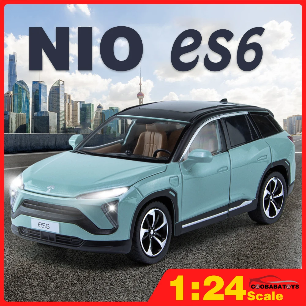 Scale 1/24 Nio ES6 SUV Metal Diecast Alloy Toys Cars Models Trucks For Boys Children Kids New Energy Vehicles Hobby&Collectibles
Scale 1/24 Nio ES6 SUV Metal Diecast Alloy Toys Cars Models Trucks For Boys Children Kids New Energy Vehicles Hobby&Collectibles
