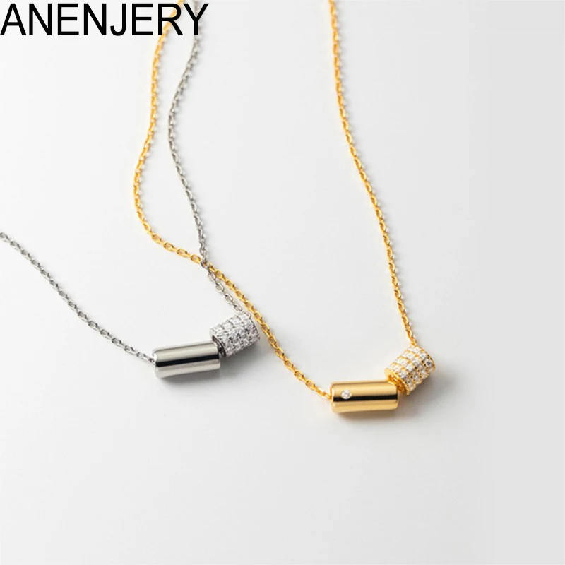 DAYIN Zircon Cylinder Necklace For Women Unique Design All-match Clavicle Chain Party Jewelry Gift Wholesale Collar Choker
DAYIN Zircon Cylinder Necklace For Women Unique Design All-match Clavicle Chain Party Jewelry Gift Wholesale Collar Choker