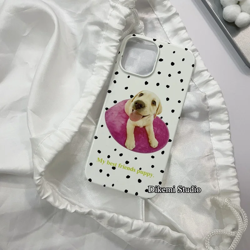 Korean Ins Film Spot Cute Puppy for Iphone13/12promax/11/13pro/xsmax/xr Mobile Phone Case Hard Cover
Korean Ins Film Spot Cute Puppy for Iphone13/12promax/11/13pro/xsmax/xr Mobile Phone Case Hard Cover