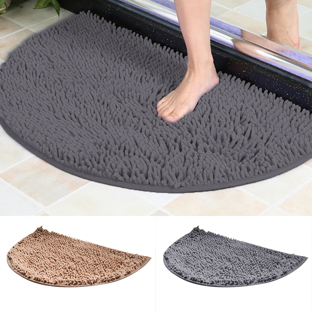 Water Absorbent Anti-Skid Floor Mat Microfiber Bath Rugs Solid Color Semi Circle Soft Washable Bedroom Area Rugs Fast delivery
Water Absorbent Anti-Skid Floor Mat Microfiber Bath Rugs Solid Color Semi Circle Soft Washable Bedroom Area Rugs Fast delivery