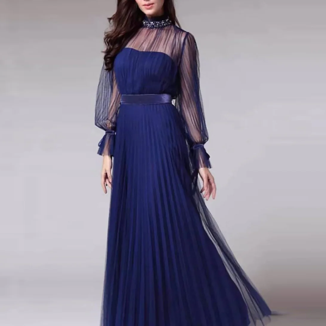 2023Casual elegant slim sexy dress, spring/summer new women's gauze temperament long-sleeved dress elegant annual meeting banque
2023Casual elegant slim sexy dress, spring/summer new women's gauze temperament long-sleeved dress elegant annual meeting banque