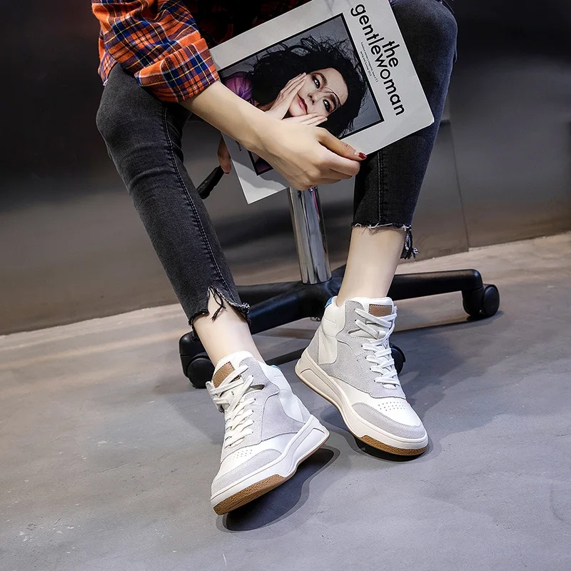 Women Flat Shoes Womensports Shoes Genuine Leather Breathable Waterproof Non Slip Flat Bottomed Pure Color Height Increasing
Women Flat Shoes Womensports Shoes Genuine Leather Breathable Waterproof Non Slip Flat Bottomed Pure Color Height Increasing