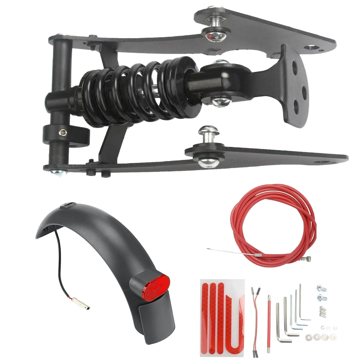 for Xiaomi M365 1S Rear Shock Absorber Aluminum Rear Suspension Fork Kits Electric Scooter Modified Accessories
for Xiaomi M365 1S Rear Shock Absorber Aluminum Rear Suspension Fork Kits Electric Scooter Modified Accessories