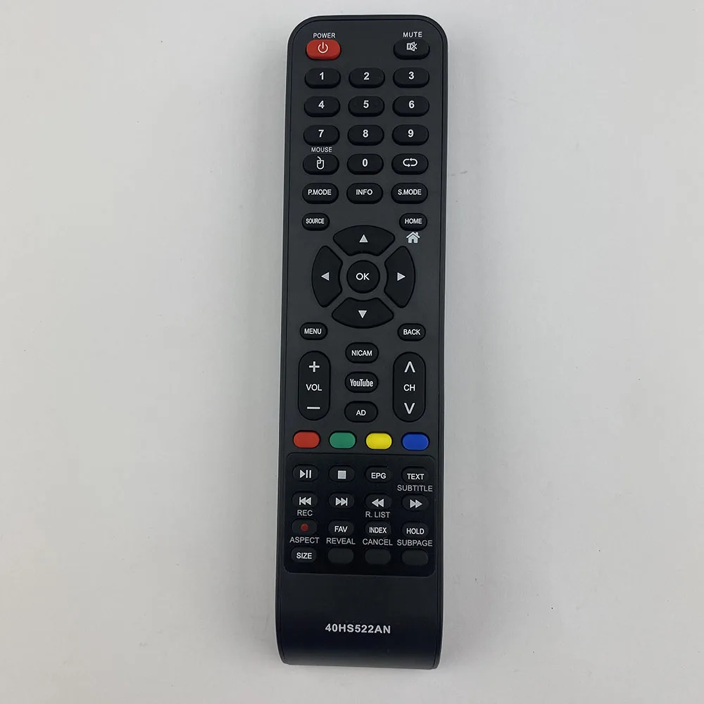 Новый оригинальный пульт дистанционного управления 40HS522AN для ACONATIC TV 40HS524AN
Новый оригинальный пульт дистанционного управления 40HS522AN для ACONATIC TV 40HS524AN