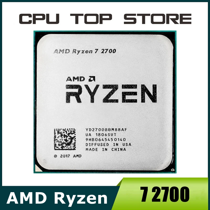 Процессор AMD Ryzen 7 2700 R7 YD2700BBM88AF 8-ядерный 16-поточный, центральный процессор, L3 = 16 Мб, 65 Вт, разъем AM4
Процессор AMD Ryzen 7 2700 R7 YD2700BBM88AF 8-ядерный 16-поточный, центральный процессор, L3 = 16 Мб, 65 Вт, разъем AM4