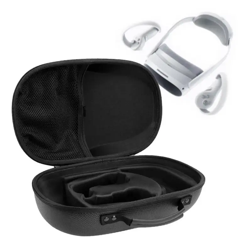 

Портативный жесткий чехол из ЭВА, защитный чехол, сумка для хранения, чехол для путешествий с VR-гарнитурой для Pico 4 VR гарнитуры и аксессуаров
