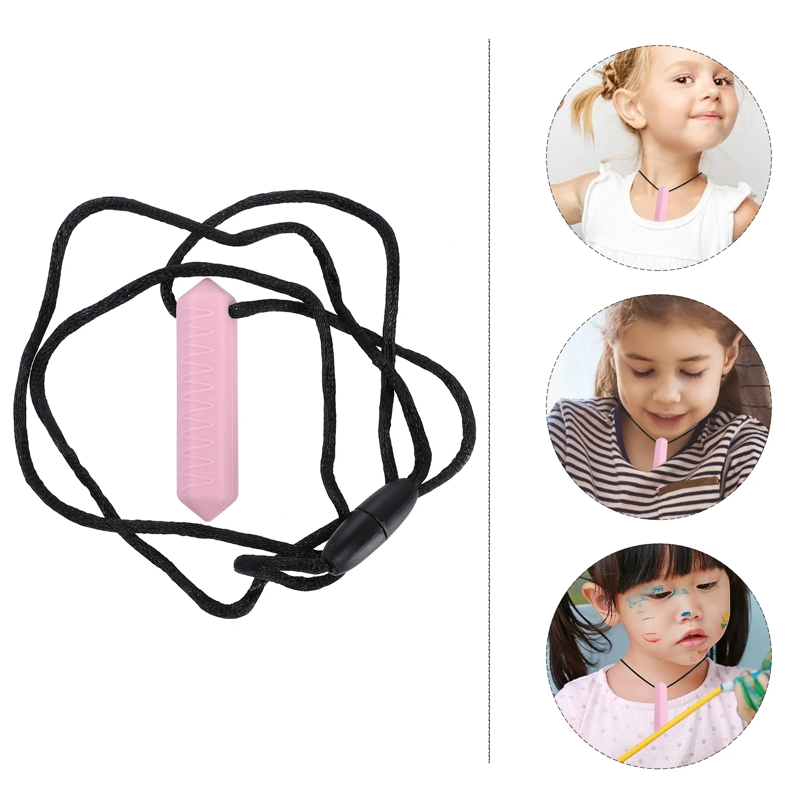 3pcs Silicone Chewing Necklace Sensory Teething Necklace Autism Chewy Motor Pendant Toddler Pendant
3pcs Silicone Chewing Necklace Sensory Teething Necklace Autism Chewy Motor Pendant Toddler Pendant