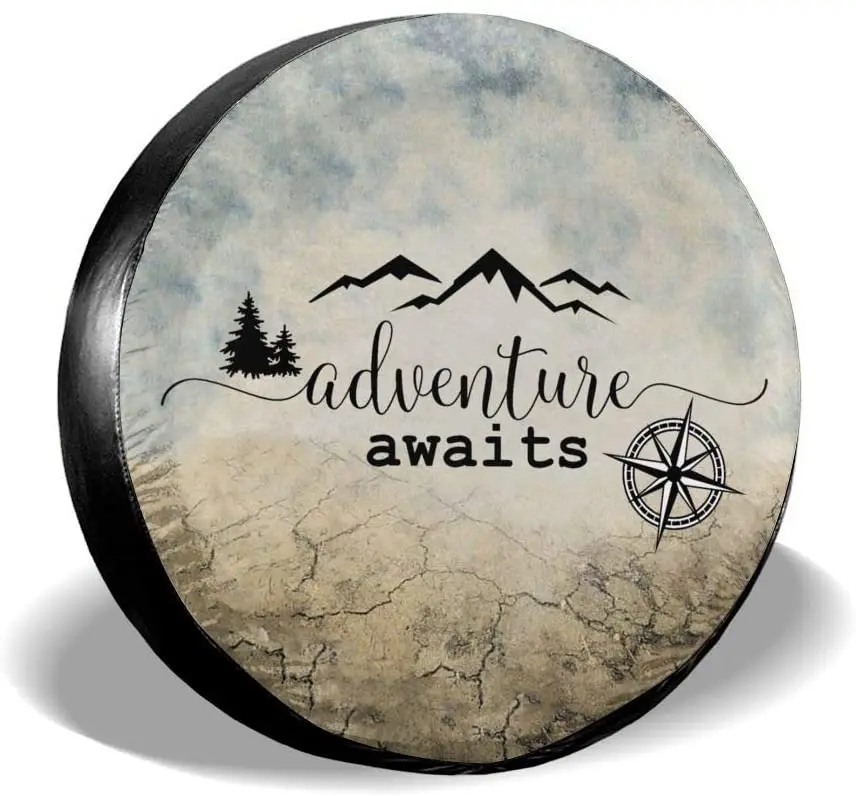 MSGUIDE Spare Tire Cover Adventure Awaits Wheel Tire Covers Fit for Jeep, Trailer, Rv, SUV, Truck and Many Vehicle(14" 15" 16" 1
MSGUIDE Spare Tire Cover Adventure Awaits Wheel Tire Covers Fit for Jeep, Trailer, Rv, SUV, Truck and Many Vehicle(14" 15" 16" 1