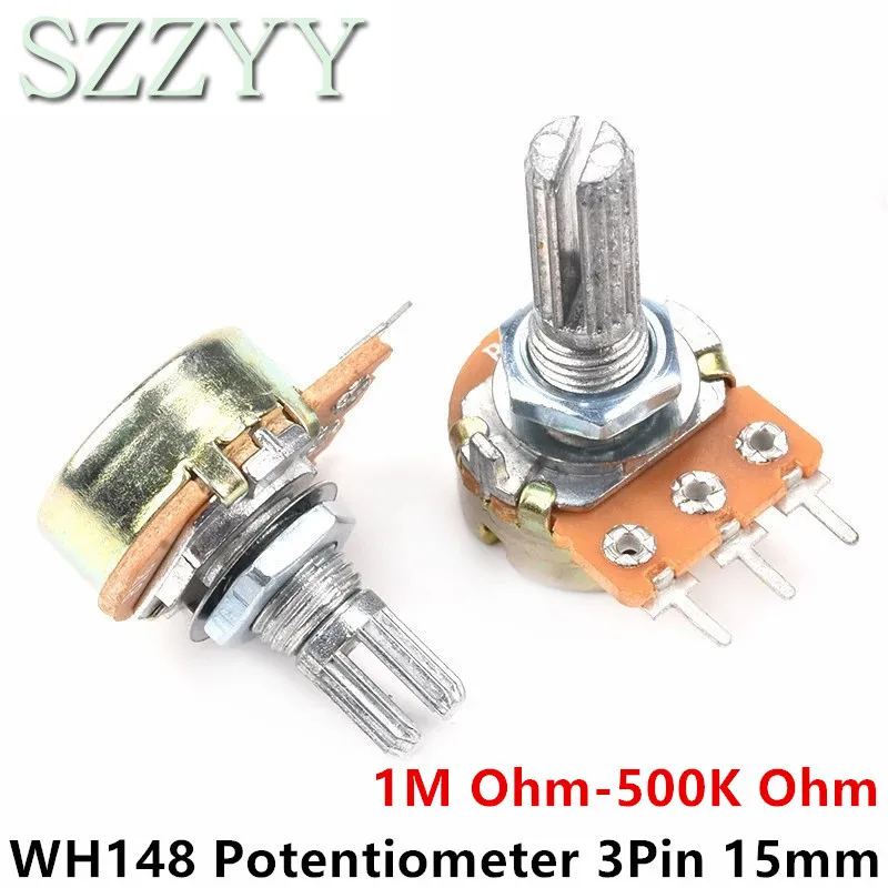 5 шт., усилитель WH148, B1K, B2K, B5K, B10K, B20K, B50K, B100K, B500K, 3 контакта, 15 мм, двойной стерео потенциометр 1K, 2K, 5K, 10K, 50K, 100K, 500K
5 шт., усилитель WH148, B1K, B2K, B5K, B10K, B20K, B50K, B100K, B500K, 3 контакта, 15 мм, двойной стерео потенциометр 1K, 2K, 5K, 10K, 50K, 100K, 500K