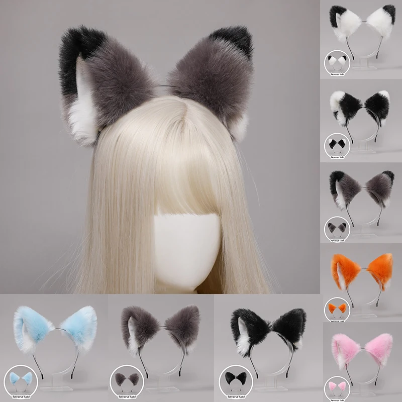 Furry Animal Cat Women's Ears Headband Anime Woman Hair Hoop Cosplay Party Ladies Headpiece Hair Hoops for Kids Adults
Furry Animal Cat Women's Ears Headband Anime Woman Hair Hoop Cosplay Party Ladies Headpiece Hair Hoops for Kids Adults