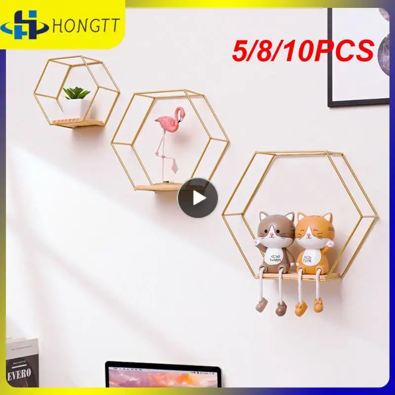 5/8/10PCS Wall Organizer Crystal Shelf Floating Shelf Wall Shelf Decoration Living Room Wall Rack Shelves Hexagonal 
5/8/10PCS Wall Organizer Crystal Shelf Floating Shelf Wall Shelf Decoration Living Room Wall Rack Shelves Hexagonal