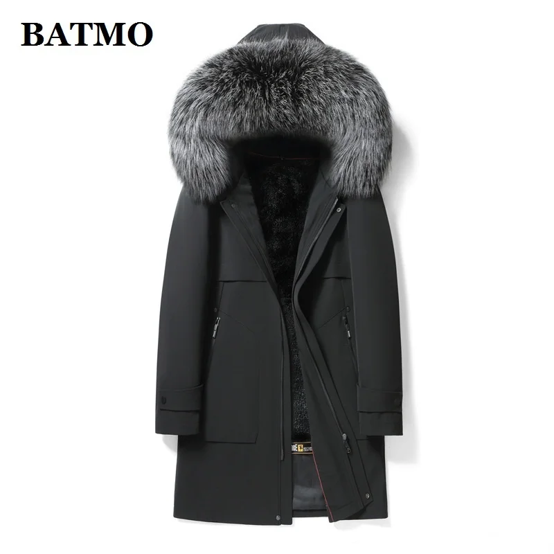 Парка BATMO 268-B Мужская зимняя, пальто с воротником из натурального Лисьего меха и подкладкой из норки, тренчкот с капюшоном, 2024 
Парка BATMO 268-B Мужская зимняя, пальто с воротником из натурального Лисьего меха и подкладкой из норки, тренчкот с капюшоном, 2024