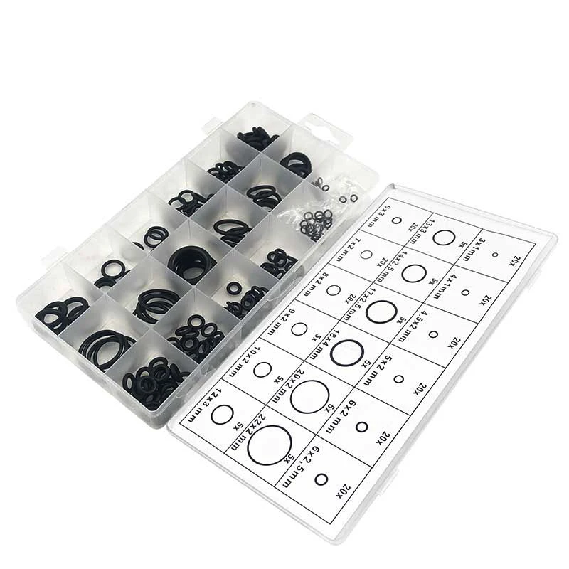 ACECARE 225Pcs Rubber O Ring Oil Resistance O-Ring Washer Seals Watertightness Assortment Different Size With Plactic Box Kit S
ACECARE 225Pcs Rubber O Ring Oil Resistance O-Ring Washer Seals Watertightness Assortment Different Size With Plactic Box Kit S