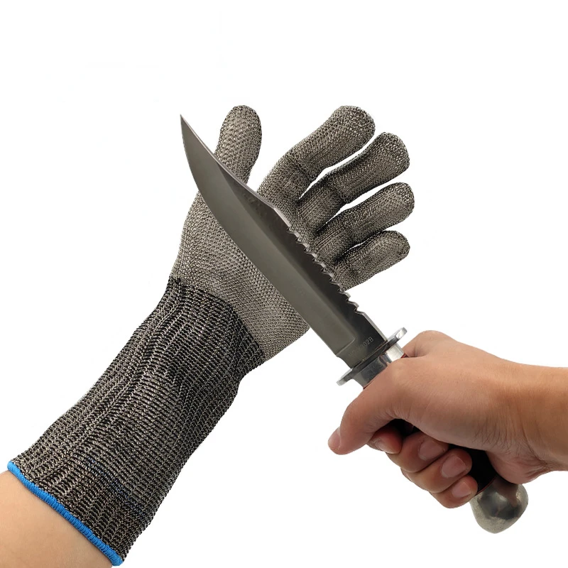 Long Stainless Steel Wire Gloves Food Grade Cut Resistant Meat Metal Protective Gloves
Long Stainless Steel Wire Gloves Food Grade Cut Resistant Meat Metal Protective Gloves
