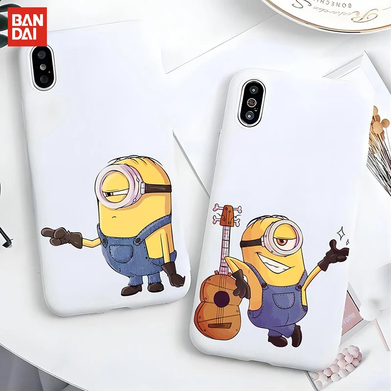 Miniones-Cartoon-Cute Phone Case White Funda For IPhone 13 12 11 Pro Max Mini Soft Candy Cover XR XS X 8 7 6 6s Plus Luxury
Miniones-Cartoon-Cute Phone Case White Funda For IPhone 13 12 11 Pro Max Mini Soft Candy Cover XR XS X 8 7 6 6s Plus Luxury