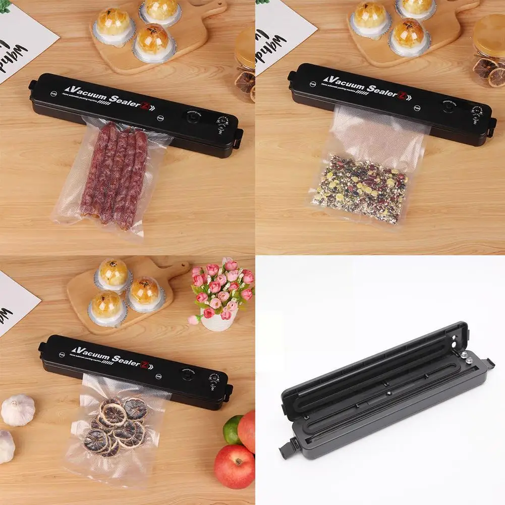Household Food Vacuum Sealer Food Packaging Machine Sealer Bags Vacuum Vacuum Home Film Food Tool Use Packer Kichen V5w1
Household Food Vacuum Sealer Food Packaging Machine Sealer Bags Vacuum Vacuum Home Film Food Tool Use Packer Kichen V5w1