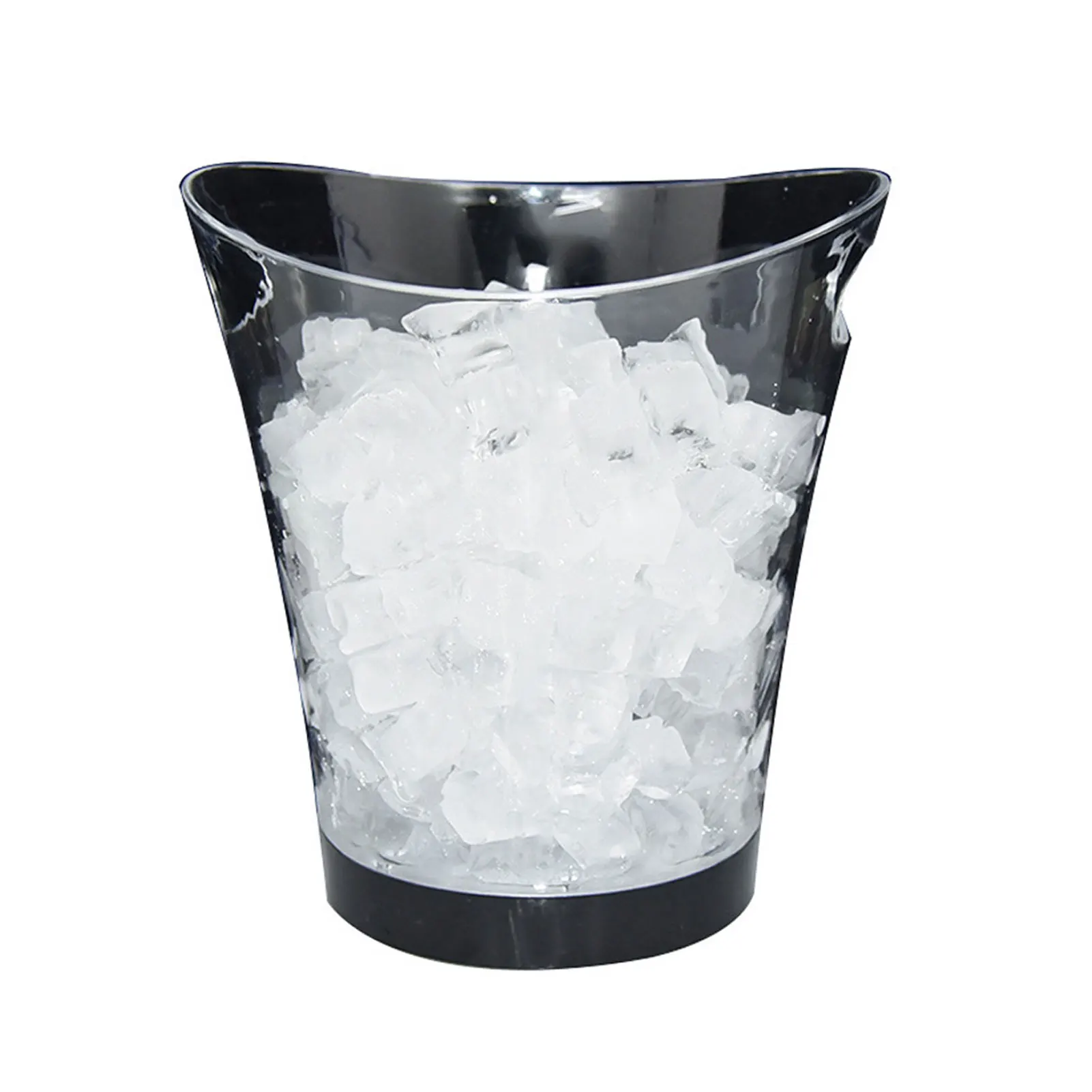 

Plastic Luminous Ice Bucket Flashing Ice Bucket with Multi Colors Changing for Bar Resturant Club Home Party