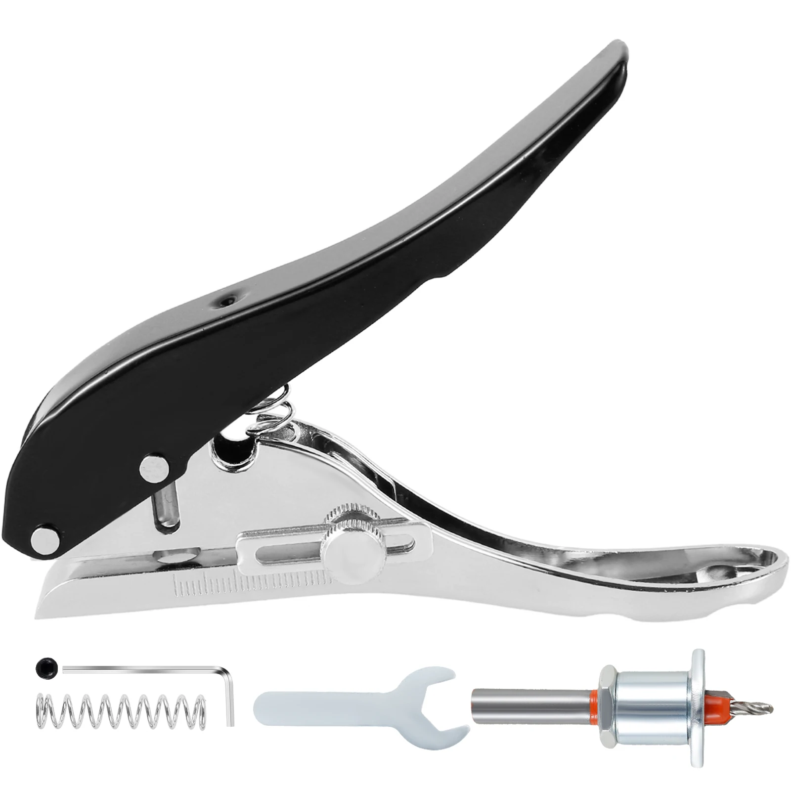 Hole Punch Pliers 5/16 Inch Adjustable Depth Screw Cover Hole Punch Ergonomic Hand-Held Single Circle Hole Punch with
Hole Punch Pliers 5/16 Inch Adjustable Depth Screw Cover Hole Punch Ergonomic Hand-Held Single Circle Hole Punch with