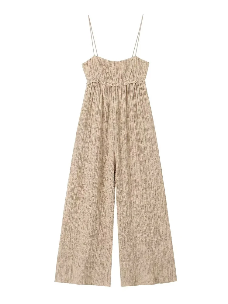 TRAF Women Summer Elegant Long Jumpsuits 2023 New Female Fashion Wide Leg Long Pant Bodysuits Jumpsuits
TRAF Women Summer Elegant Long Jumpsuits 2023 New Female Fashion Wide Leg Long Pant Bodysuits Jumpsuits