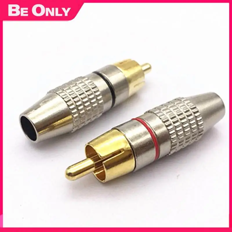 Stable Signal Transmission Rca Connector Not Easy To Rust Welding-free Upper Screw Lotus Head Good Contact Performance Rca Plug
Stable Signal Transmission Rca Connector Not Easy To Rust Welding-free Upper Screw Lotus Head Good Contact Performance Rca Plug