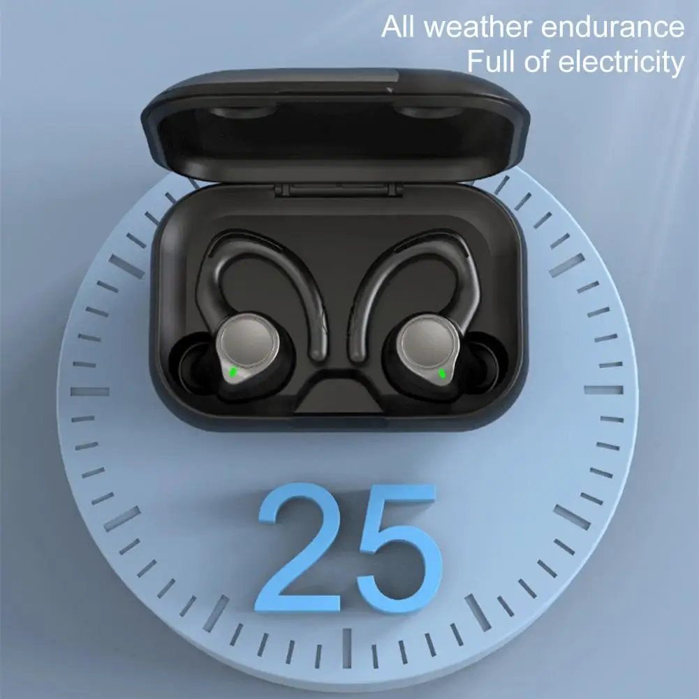 Portable 1 Pair Handsfree IPX5 Bluetooth-compatible Headset Fingerprint Touch Speaker Accessories
Portable 1 Pair Handsfree IPX5 Bluetooth-compatible Headset Fingerprint Touch Speaker Accessories