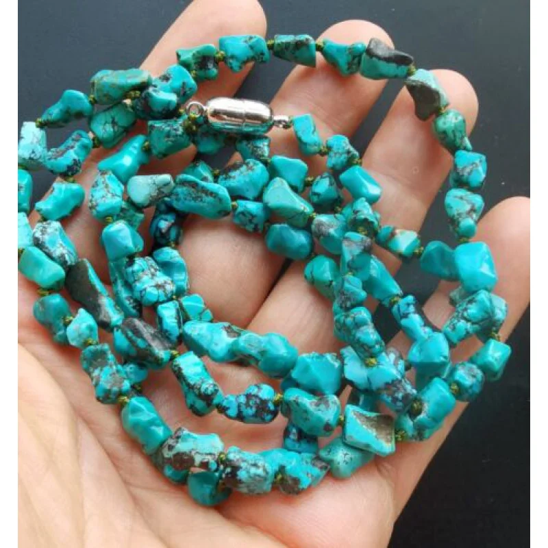 Natural Hubei Bone Old Turquoise Stone Beaded Necklace, Charm Men, Women Jewelry
Natural Hubei Bone Old Turquoise Stone Beaded Necklace, Charm Men, Women Jewelry