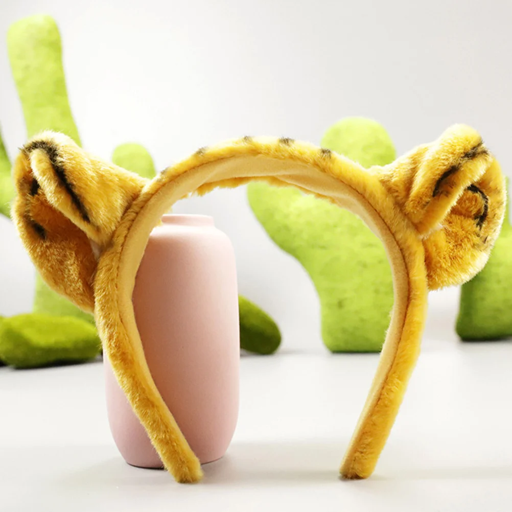 Детские костюмы на Хэллоуин с тигровыми ушками, повязка на голову, хвост, аксессуары для взрослых, Женская ткань Miss