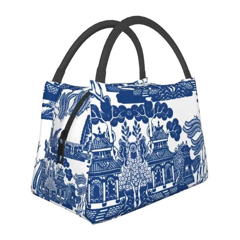 Blue Chinoiserie Blue And White Porcelain Inspiration Lunch Box for Thermal Cooler Food Insulated Lunch Bag Pinic Container
Blue Chinoiserie Blue And White Porcelain Inspiration Lunch Box for Thermal Cooler Food Insulated Lunch Bag Pinic Container