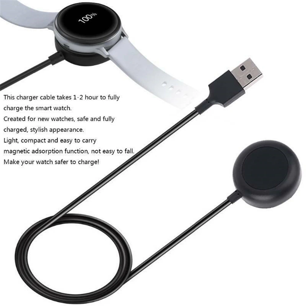 USB Charging Cable Fast Charger Dock Power Adapter for Samsung Galaxy Watch 3 Active 2 3 Smart watch Accessory For Watch 3
USB Charging Cable Fast Charger Dock Power Adapter for Samsung Galaxy Watch 3 Active 2 3 Smart watch Accessory For Watch 3
