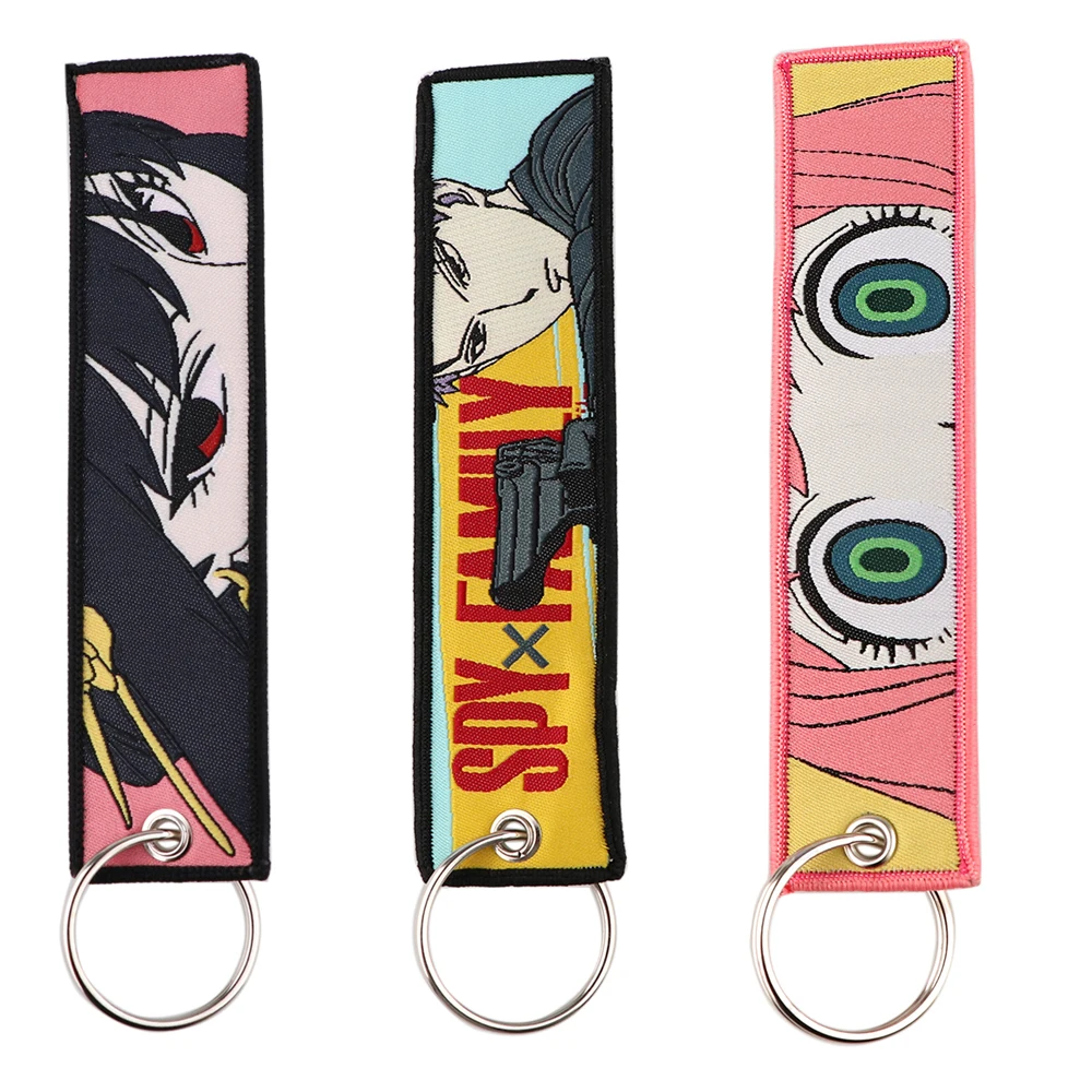 Anime Anya Chain Keychain SPY×FAMILY Keychain Keyrings for Motorcycles and Cars Pink Key Tag Embroidery Key Fob
Anime Anya Chain Keychain SPY×FAMILY Keychain Keyrings for Motorcycles and Cars Pink Key Tag Embroidery Key Fob