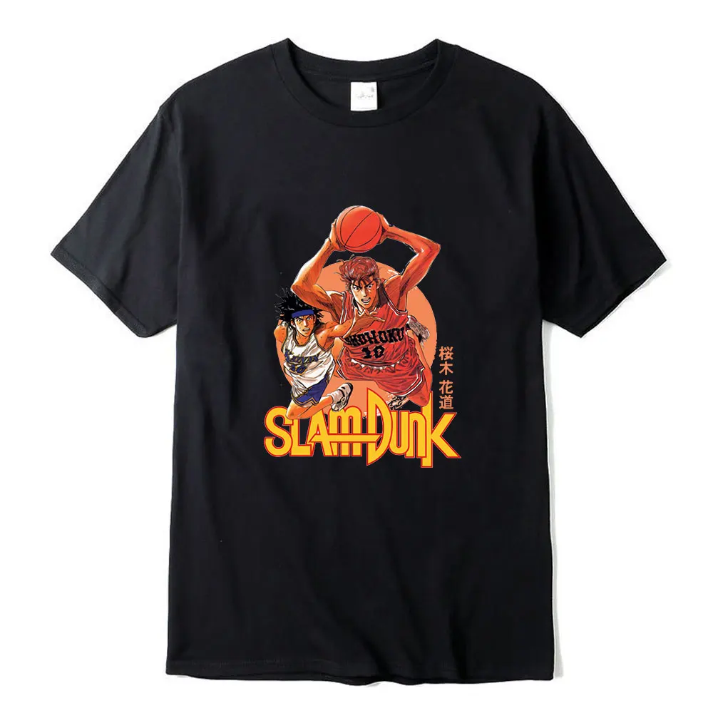 Apanese Anime Slam Dunk New Product Fashion Print Summer Short-sleeved Quality Cotton Loose Casual Simple Man T-shirt Oversized
Apanese Anime Slam Dunk New Product Fashion Print Summer Short-sleeved Quality Cotton Loose Casual Simple Man T-shirt Oversized