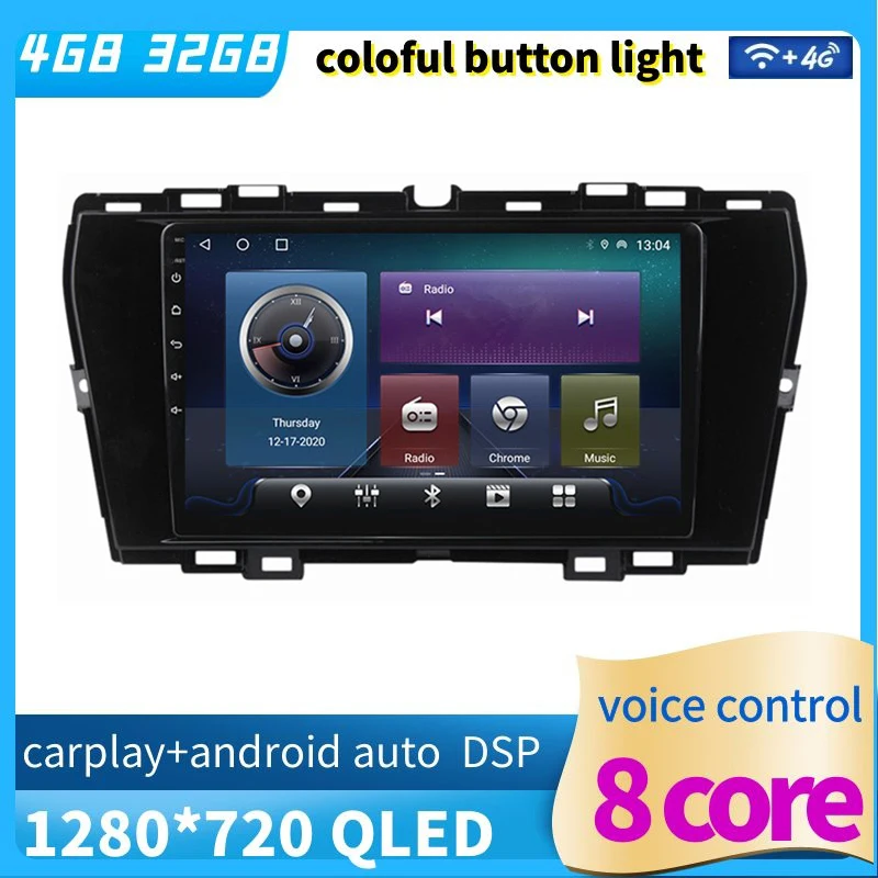 9" Octa Core 1280*720 QLED Screen Android 12 Car Video Player GPS Navigation For Ssangyong Tivoli LUVi 2019-2021
9" Octa Core 1280*720 QLED Screen Android 12 Car Video Player GPS Navigation For Ssangyong Tivoli LUVi 2019-2021