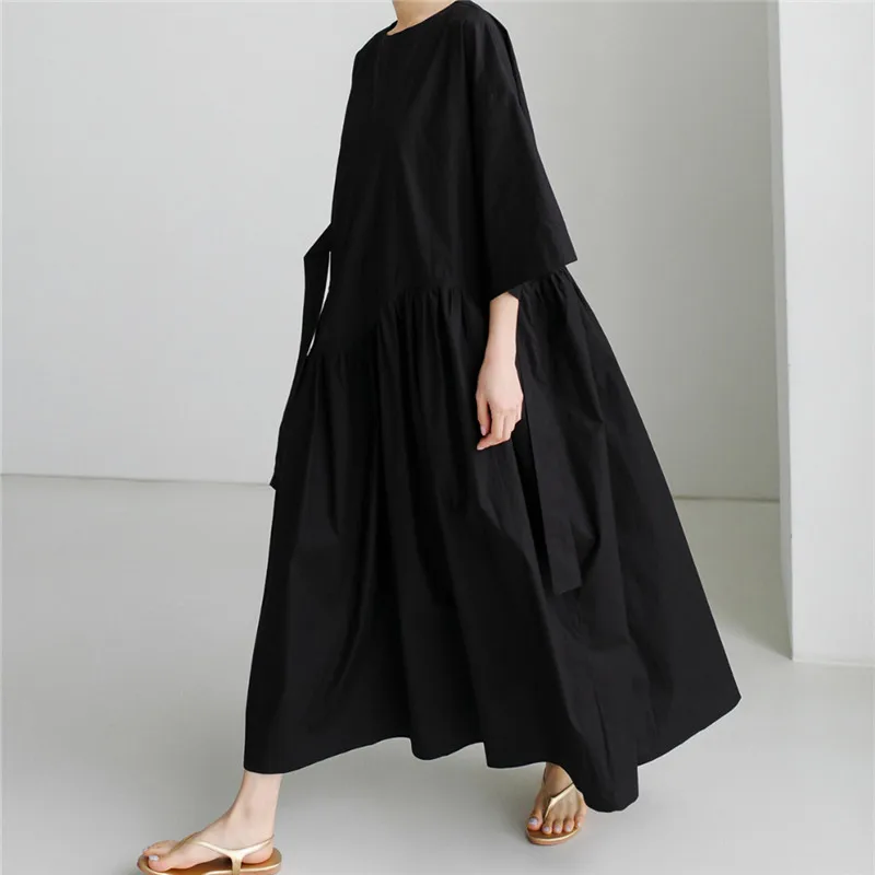 SuperAen 2022 Summer Loose Oversized Solid O Neck Pullover Bottomed Shirt A Line Casual Dress for Women
SuperAen 2022 Summer Loose Oversized Solid O Neck Pullover Bottomed Shirt A Line Casual Dress for Women