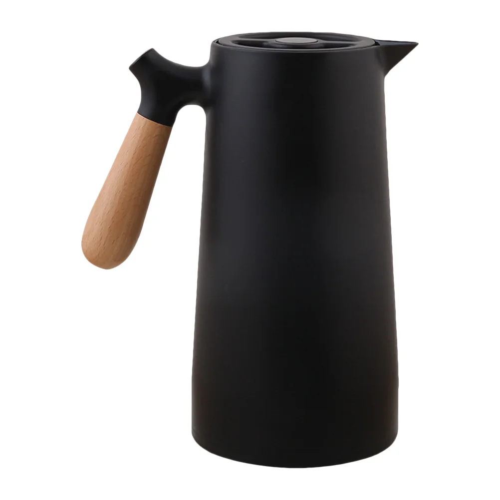 Thermal Water Carafe Coffee Kettle Wood Handle Serving Pitcher for Hot Coffee Water Tea Beverage
Thermal Water Carafe Coffee Kettle Wood Handle Serving Pitcher for Hot Coffee Water Tea Beverage