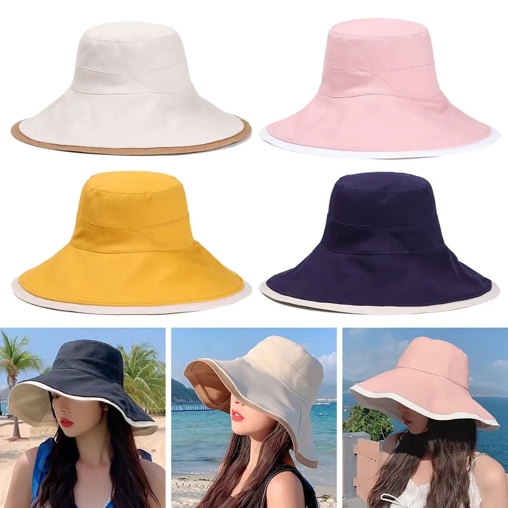 Travel Summer Sun Protection UV Protect Large Hat Brim Sun Hat Women Cap Fisherman's Hat
Travel Summer Sun Protection UV Protect Large Hat Brim Sun Hat Women Cap Fisherman's Hat