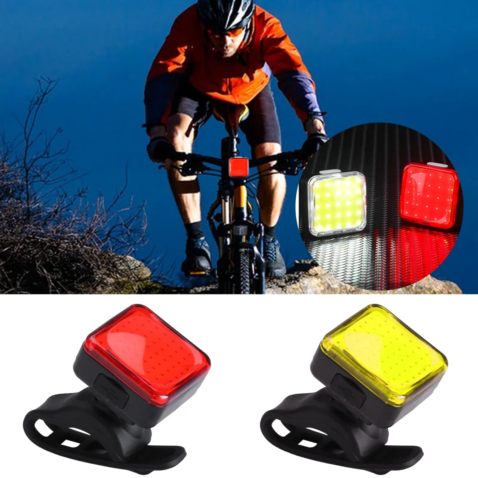 8 Lighthing Modes Bicycle Tail Light Use Rechargeable Taillight Waterproof Bike Lights Front And Back Led Rear Flashlight Cycle
8 Lighthing Modes Bicycle Tail Light Use Rechargeable Taillight Waterproof Bike Lights Front And Back Led Rear Flashlight Cycle