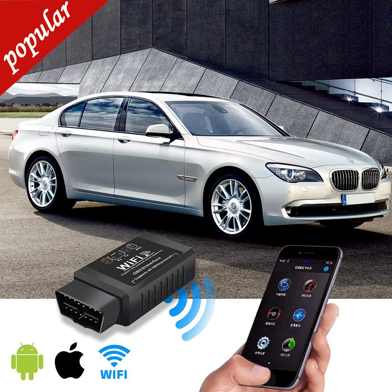 2021 WiFi OBDII ELM327 OBD2 Auto ScanTool For IPhone Android PC Vehicle Problems Engine Diagnostic Scan Reader
2021 WiFi OBDII ELM327 OBD2 Auto ScanTool For IPhone Android PC Vehicle Problems Engine Diagnostic Scan Reader